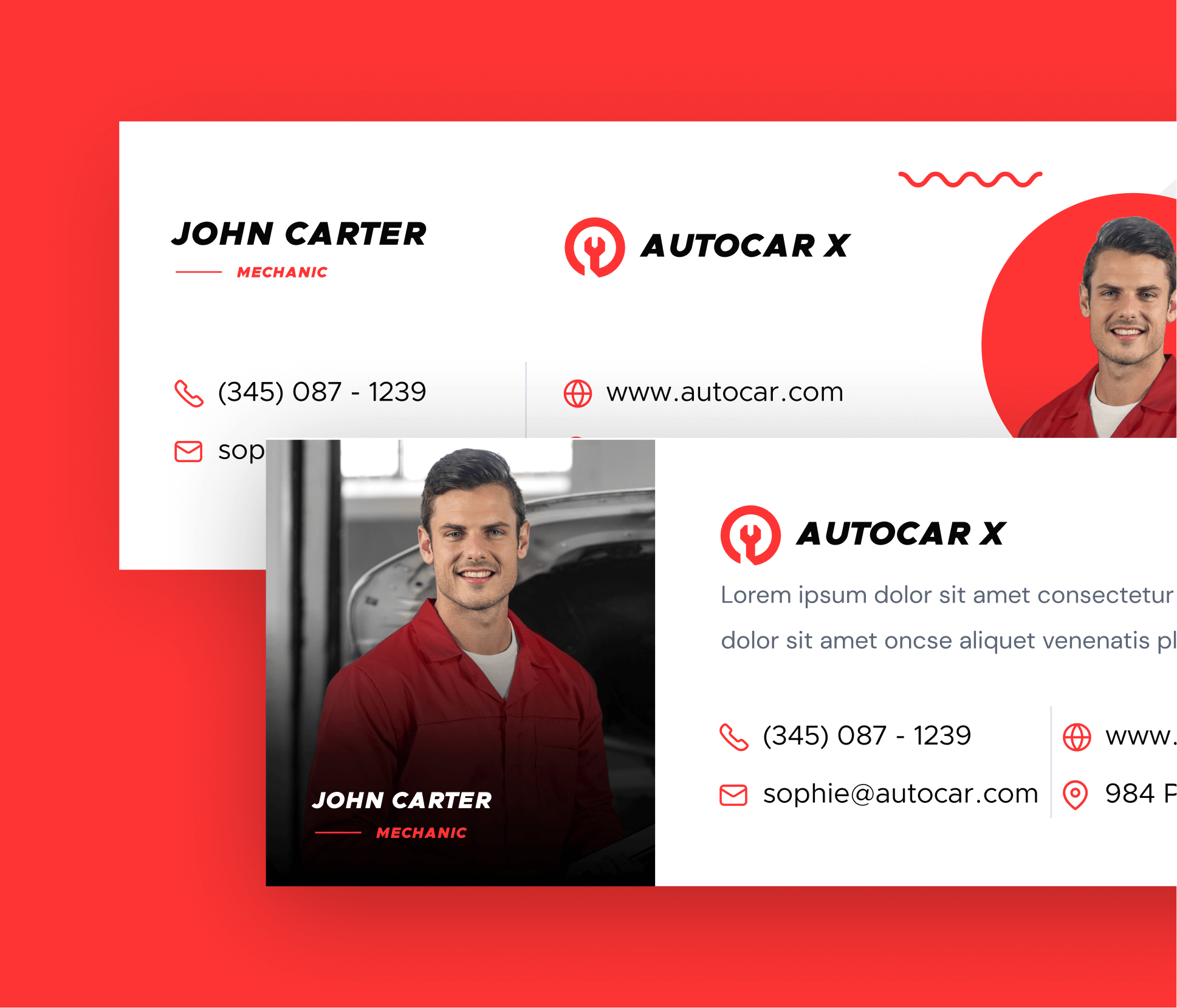 Autocar - Social Media Assets - Automotive Webflow Template