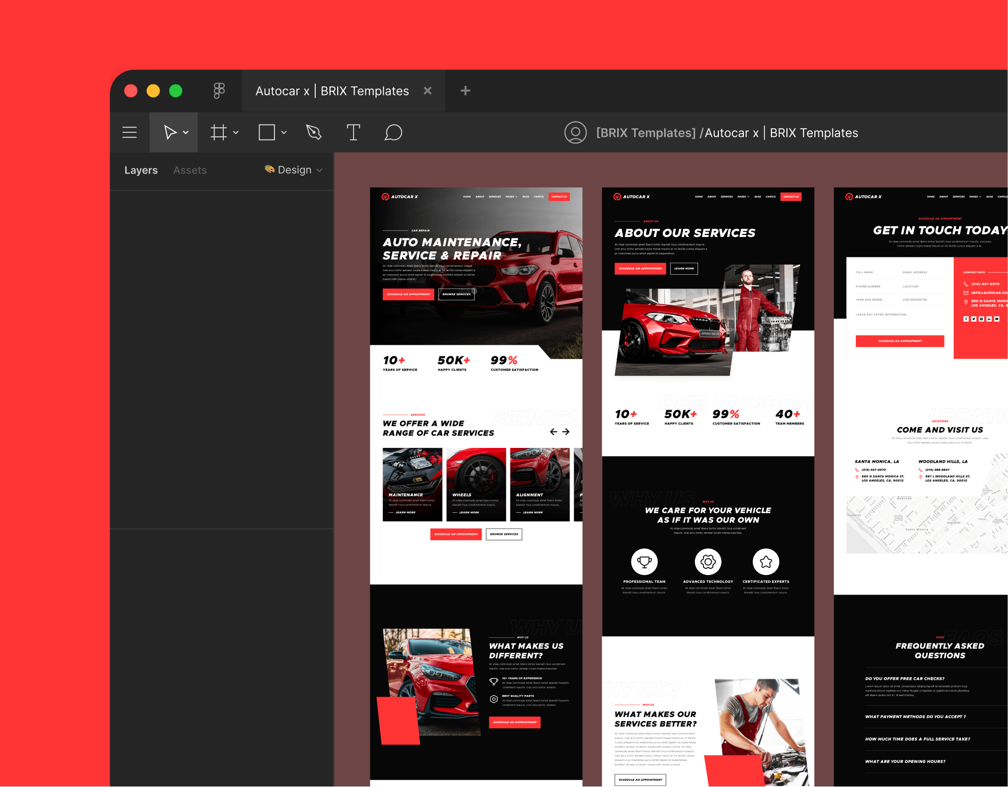 Autocar - Figma File Included - Automotive Webflow Template